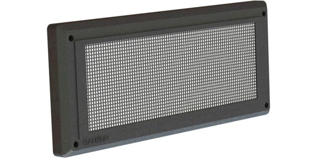 Preventavent Stainless Steel with Plastic Frame Small Black