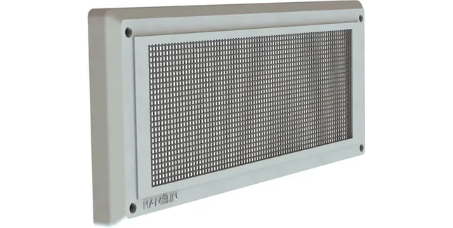 Preventavent Stainless Steel with Plastic Frame Small White