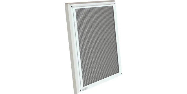 Preventavent Stainless Steel with Plastic Frame Large White