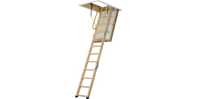 TB Davies LuxFold Timber Loft Ladder