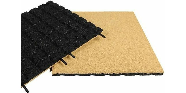 Castle Composites Castleflex EPDM Rubber Balcony Tiles (500mm x 500mm x 30mm)