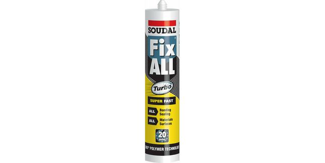 Soudal Fix ALL Turbo Sealant &amp; Adhesive (White) - 290ml (BS338)