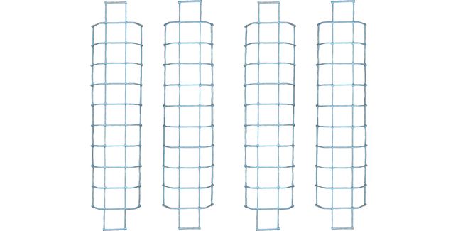 Brewer Clip-On Bird Guard Set For Aerodyne Chimney Cowls (Terracotta)