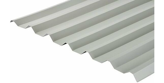 Cladco 34/1000 Box Profile 0.7mm Metal Roof Sheet - Goosewing Grey (PVC Plastisol Coated)