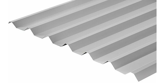 Cladco 34/1000 Box Profile 0.7mm Metal Roof Sheet - White (Polyester Paint Coated)