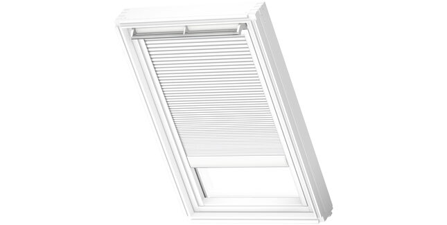 VELUX FMC 1045SWL Electric Pleated Blind White - White Line