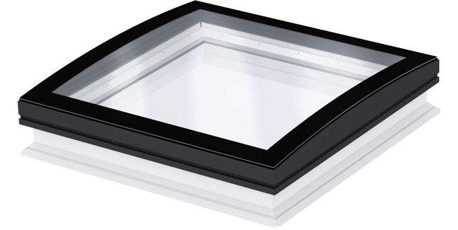 VELUX INTEGRA Electric Curved Glass Triple Glazed Rooflight - 60cm x 60cm (Includes Base Unit &amp; Top Cover)