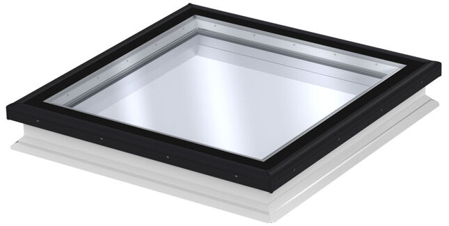 VELUX Fixed Flat Glass Triple Glazed Rooflight - 60cm x 60cm (Includes Base Unit &amp; Top Cover)