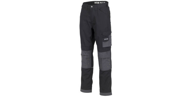 JCB Trade Black/Graphite Rip Stop Cordura Trousers - Regular