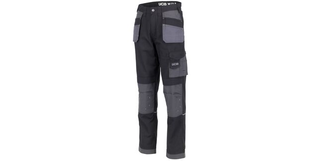 JCB Trade Plus Black/Graphite Rip Stop Trousers - Regular