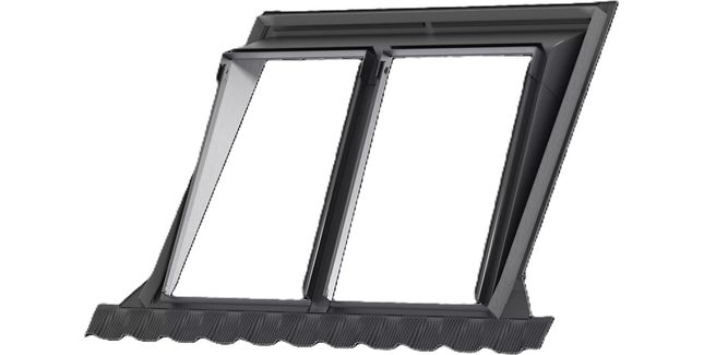 VELUX EAW MK04 6021E Low Pitch Tile Flashing For Twin Windows - 78cm x 98cm