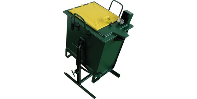 Grun Bitumen Tilt Boiler With Burner &amp; Thermometer - 50 Litre / 11 Gallon - Special Order