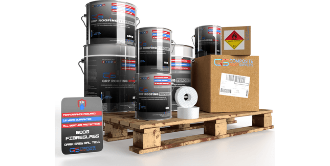 GRP Fibreglass Roof Kit (600g)