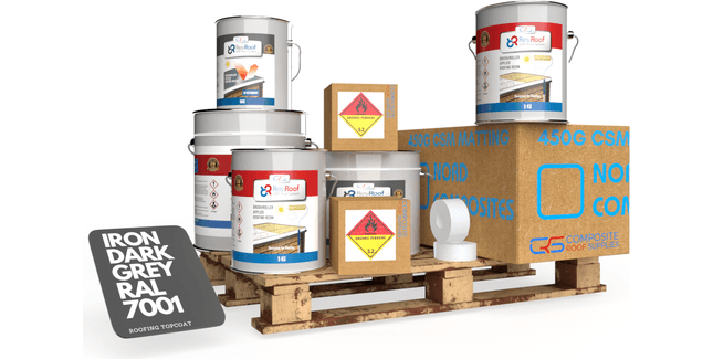 ResiRoof GRP Fibreglass Roof Kit (450g)