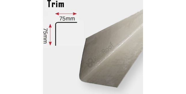 Fibreglass GRP AT195 Internal Angle Roof Trim - 1.5m