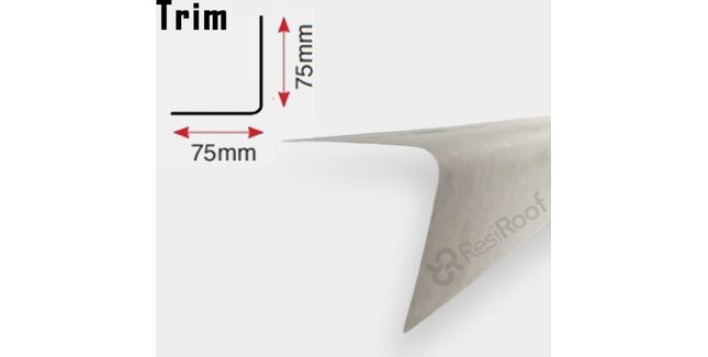 Fibreglass GRP AT195 External Angle Roof Trim - 1.5m