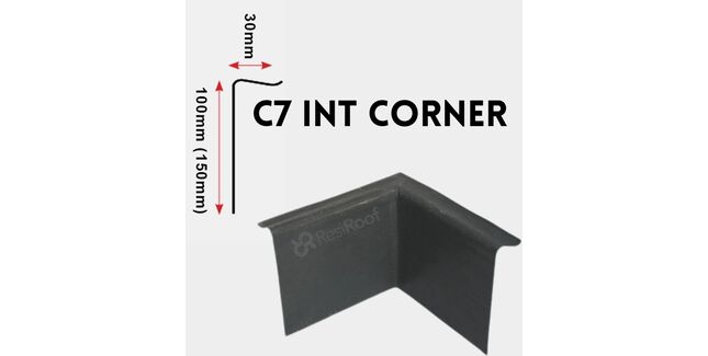 Fibreglass GRP C7 Simulated Lead Internal Corner