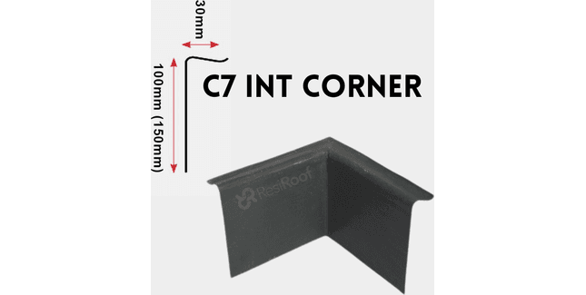 Fibreglass GRP C7 Simulated Lead Internal Corner