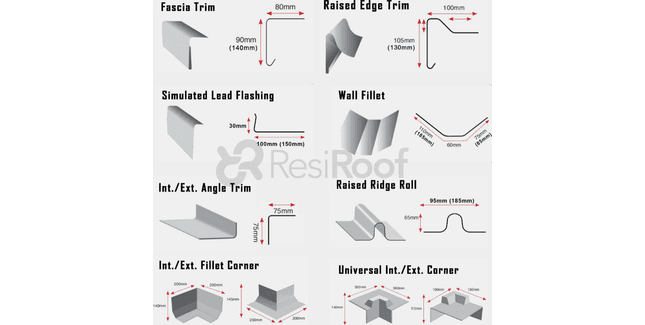Fibreglass GRP C5 E280 Expansion Roof End Trim Closure