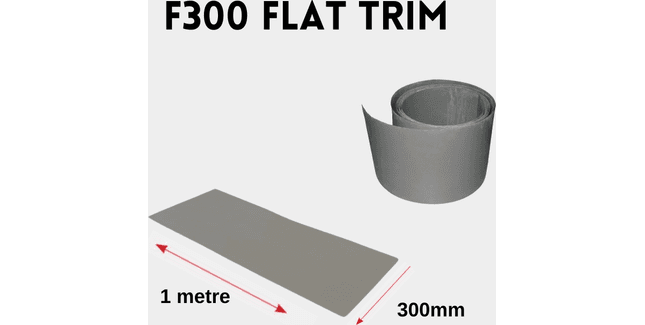 Fibreglass GRP F300 Under Roof Tile Flat Trim (Per Metre)