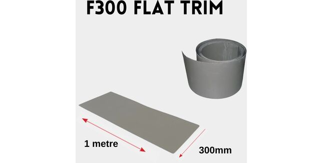 Fibreglass GRP F300 Under Roof Tile Flat Trim (Per Metre)