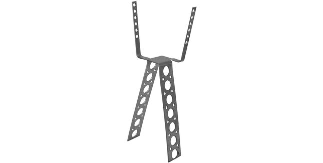 Mayan Hip / Ridge Galvanized Steel Runner Bracket