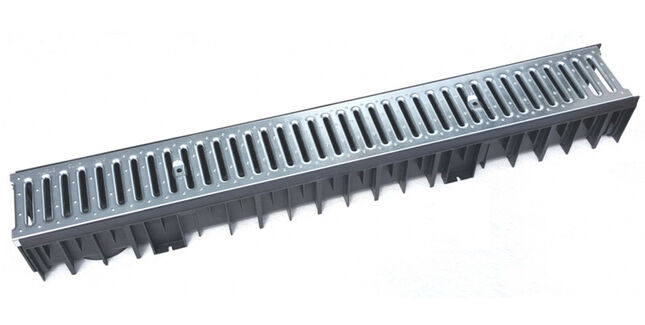 Wallbarn A15 Protecto-Drain Steel Grate Drainage Channel - 1m