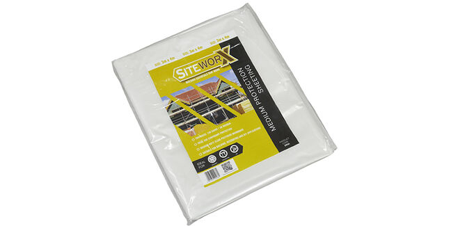 SITEWORX Medium Protection Sheeting - 3m x 4m