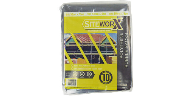 Growtivation Siteworx Polythene Rubble Sack