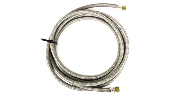 Overbraided Gas Hose 5M with Fittings