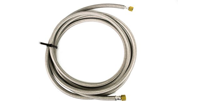 Elevate Overbraided Steel Gas Hose With Fittings -  5m