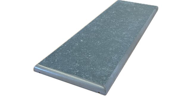 Castle Bluestone Natural Coping Stone 300mm x 600mm (with three rounded sides)