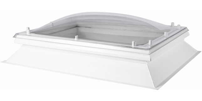 Coxdome Classic Range Triple Skin Clear Polycarbonate Dome Manual Opening Vent