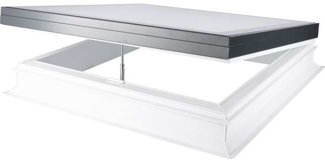 Coxdome Lumiglaze Double Glazed Manual Rooflight With 160mm Vertical Upstand &amp; Ventilation
