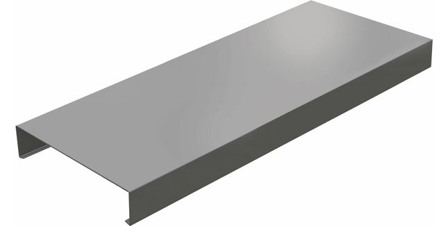 Alumasc Skyline Aluminium Flat Roof Wall Coping - 3m (includes fixing ...