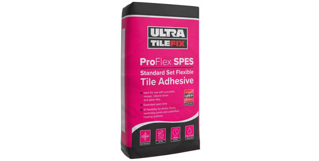 UltraTile Fix Proflex SP+ES Flexible Extended Set Tile Adhesive - 20kg (Grey/White)