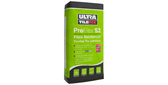 UltraTile Fix Proflex S2 Flexible Rapid-Set Tile Adhesive - 20kg (White/Grey)