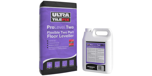 UltraTile Fix ProLevel Two Flexible 2-Part Floor Levelling Compound - 20kg (Grey)