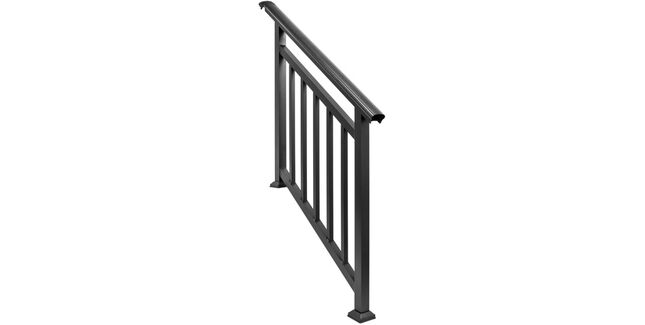 Cladco Balustrade Stair 37° Aluminium Black (800 x 1050mm)