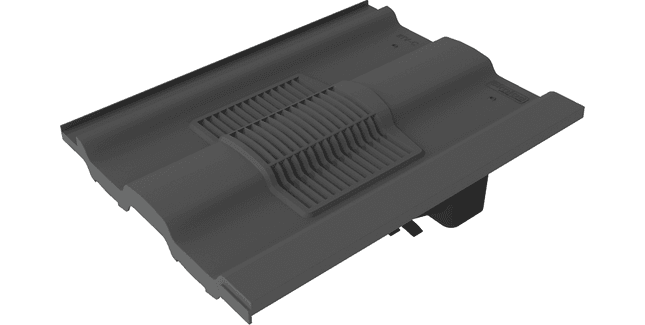 Timloc Castellated Tile Vent 330mm x 127mm x 422mm