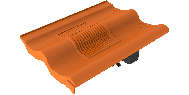 Timloc Double Pantile Tile Vent 332mm x 145mm x 422mm