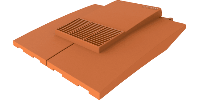 Timloc Plain Tile Vent  333mm x 121mm x 334mm