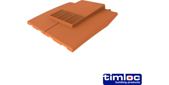 Timloc Plain Tile Vent 333mm x 121mm x 334mm (Box of 14)