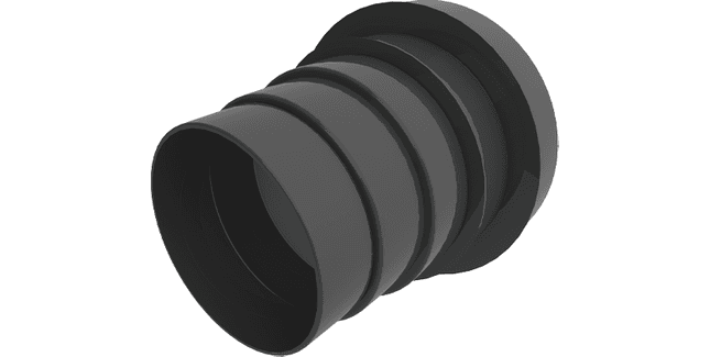 Timloc Multi duct adapter (150/125/110/100)  243mm x 165mm x 50mm (Box of 10)