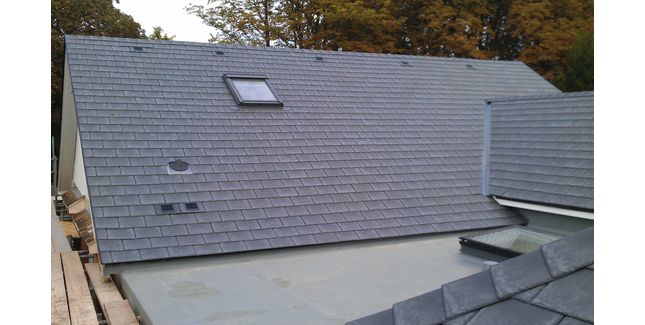 Capco Slates Tapco Classic Artificial Slate Roof Tiles - 445mm x 295mm x 5mm (Pallet ...