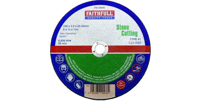 CMS Flat Stone Cutting Disc