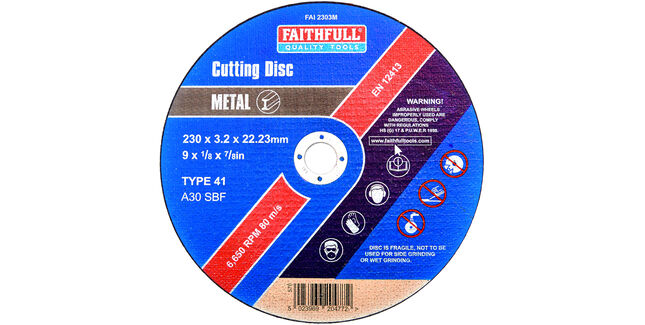 CMS Flat Metal Cutting Disc
