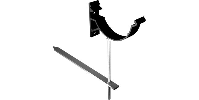 ARP Sentinel PPC Aluminium Beaded Half Round Gutter Rise &amp; Fall Bracket