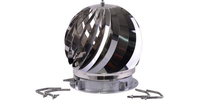 Brewer Anti-Downdraught Multifuel Stainless Steel Aspirotor 