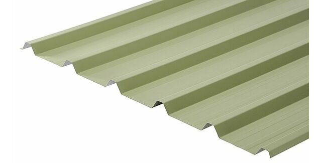 Cladco 32/1000 Box Profile 0.7mm Metal Roof Sheet - Moorland Green (PVC Plastisol Coated)